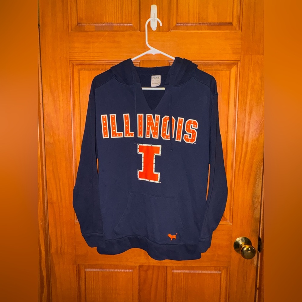 Illinois College Basketball Hoodie - PINK Victoria's Secret with 5th & Ocean